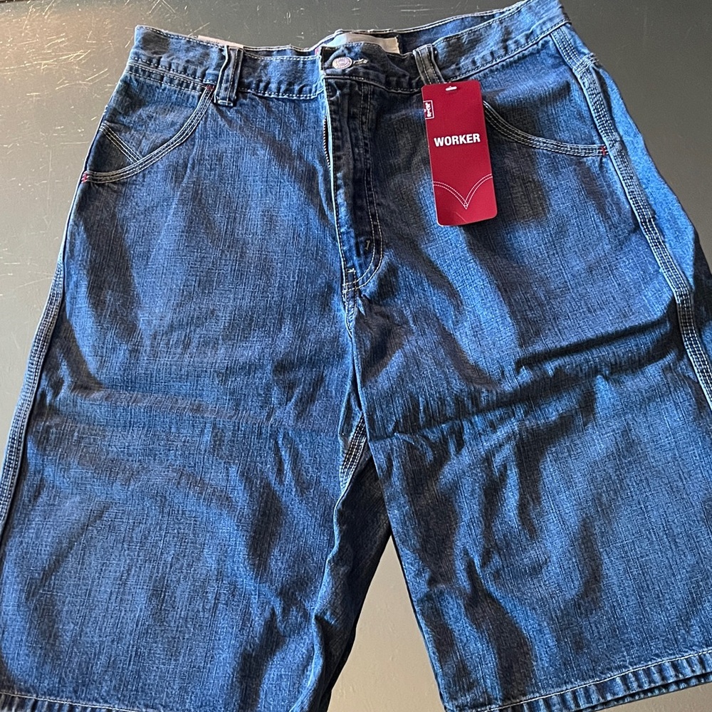 Levi's Dark Blue Jean Shorts for Men